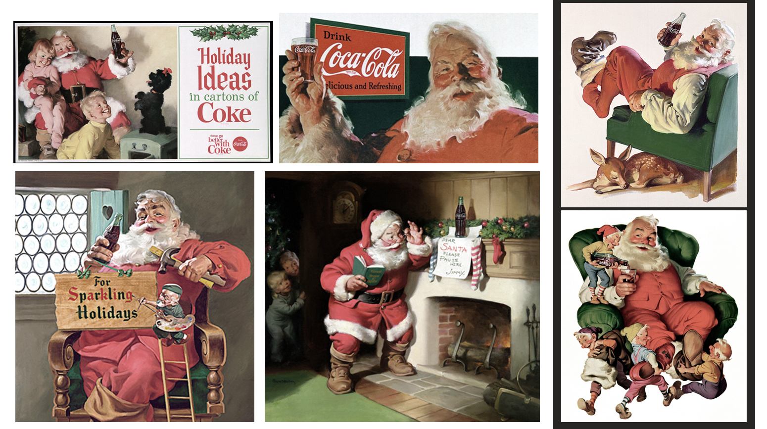 Święty Mikołaj Coca Cola reklamy